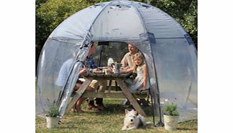 Create your own exciting planatarium in a bubble! This stylish dome-shaped plant house can be used as a seasonal greenhouse or conservatory. The curved shape means that the surface stays at 90 to the direction of the sun all day long achieving minimu