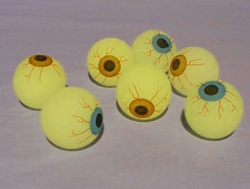 Super ball - Glow in the dark eyeball 35mm