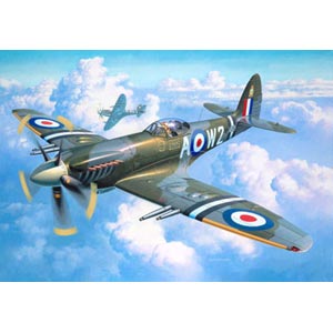 Unbranded Supermarine Spitfire Mk.22/24 plastic kit 1:32