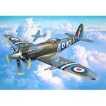 Supermarine Spitfire Mk.22/24 plastic kit from German specialists Revell. The Spitfire was without q