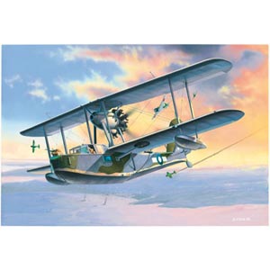 Unbranded Supermarine Walrus Mk.I plastic kit 1:72