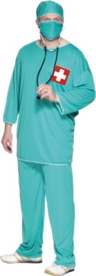 Fancy Dress Costumes - Surgeon Costume Fuller Figure