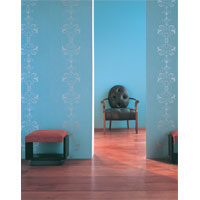 Tate Rococo Wallpaper Teal 10m