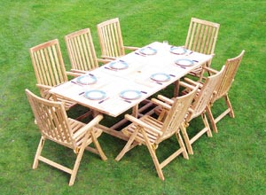 Teak dining set