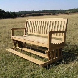 Unbranded Teak Glider Bench