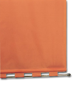 Terracotta Ready Made Roller Blind/Brass Effect Cafe Pole