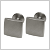 Titanium Square Cufflinks With Matt Finish by Ti2