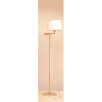 Toledo Swing Arm Floor Lamp Brass Painted