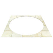 Unbranded Travertine Summer Cream Complete Corner Infill