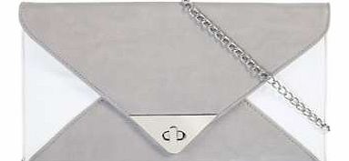Stylish two tone clutch bag. Clutch Bag Features: Synthetic Size: 17H x 29W x 2D cm (6 x 11 x  ins) SPECIAL OFFER: Buy the matching Shoes and Bag included in this offer and save 5. Add both to your shopping bag and quote offer code Z4XP at the c