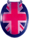 Union Jack Blue Toilet Seat Toilet Seat