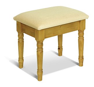 Upholstered Pine Stool - Sherwood