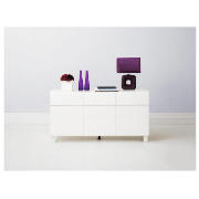 Unbranded Urban 3 Drawer 3 Door Sideboard White