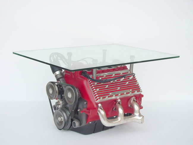 V8 Engine Coffee Table