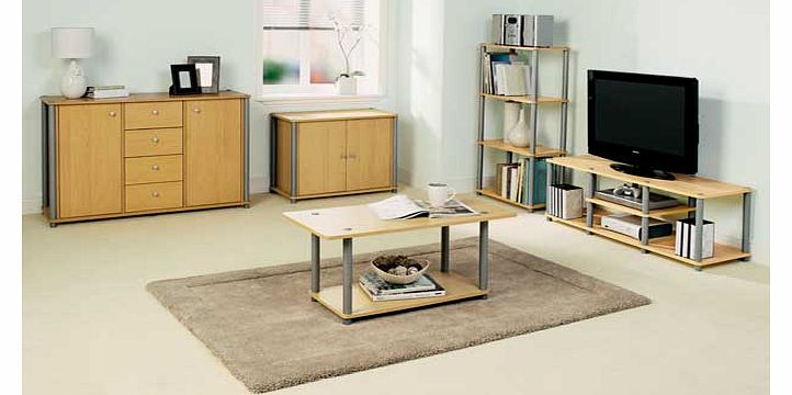 Unbranded Verona Shelving Unit - Beech Effect