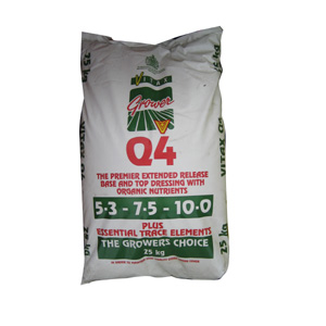 Vitax Q4 is an outstanding general purpose fertiliser for use on a wide range of crops. It contains 