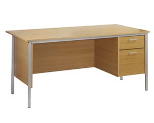 Unbranded VL Budget clerical H-leg desk