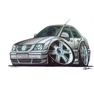 VW Bora Silver T-shirt