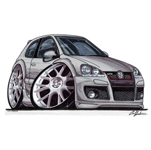 VW Golf Mk5 ED30 - Silver Kids T-shirt