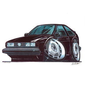 VW Scirocco - Black T-shirt