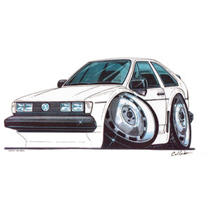 VW Scirocco - White Kids T-shirt