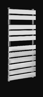 Rail Size 500mm x 1200mmBTU 1582Watts 464Chrome heated towel rail5 year manufacturers guarantee Noe 