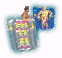 Garden Games - Water Flow Lounger (assorted colours)