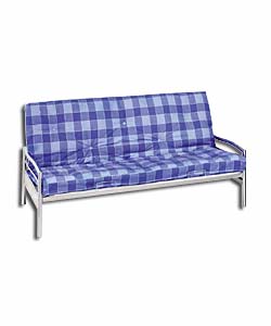 Chrome Metal Bed Settee