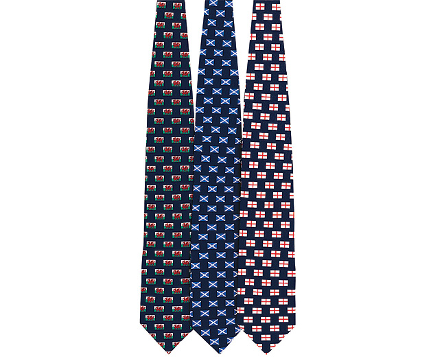 Patriotic Cufflinks, Ties And Socks ? Now Available In Cornish. Fly the flag! Choose Welsh Dragon, S