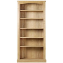 Westminster oak large fluted bookcase furniture