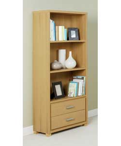 Unbranded Westney Real Oak finish Chunky Bookcase