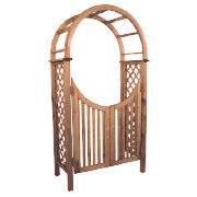 Unbranded Wiltshire Wooden Garden Archway with Swing Doors