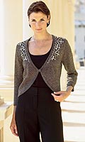 Womens Beaded Shrug