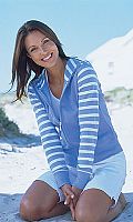 Womens Stripe Hoody