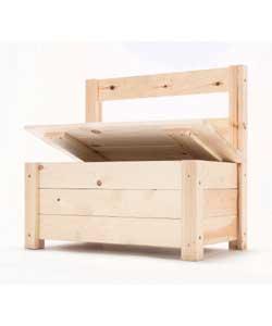 Wooden Storage Bench