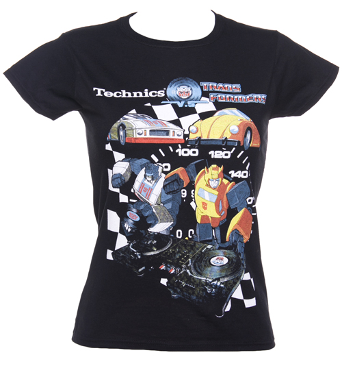 Mens Transformers Vs Technics Jazz And