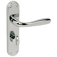 710 Bathroom Door Handle Chrome Plated