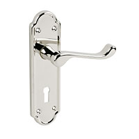 Ashworth Lever Lock Handle Polished Nickel