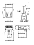 1.1 Sockets ( USB 1.1 (A) PCB Skt )