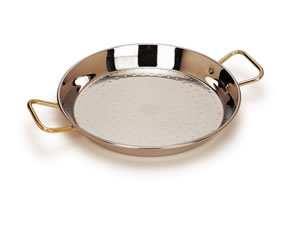 Paella Pan Stainless Steel 34cm