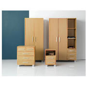 Beech Effect 2 Door Wardrobe