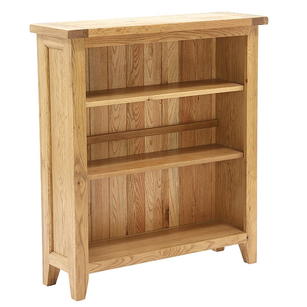 Vancouver Oak Petite Bookcase with adjustable