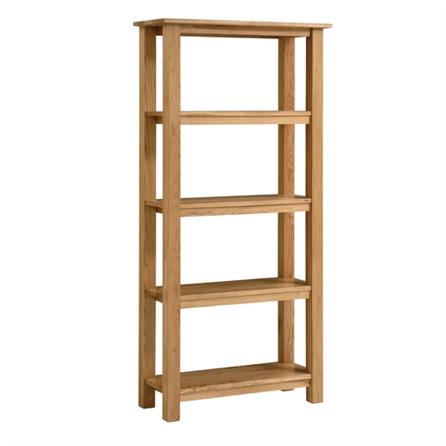 Vancouver Select Oak Tall Openback Bookcase