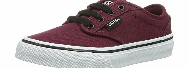 Vans Atwood, Unisex-Child Low-Top Trainers, Oxblood/Black, 1.5 UK