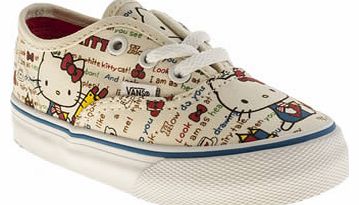 kids vans multi authentic hello kitty girls