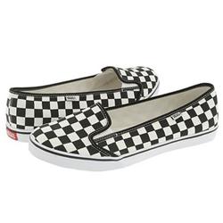 Ladies KVD Shoes - True White/Black Checker