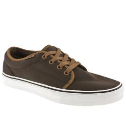 Male 106 Vulc Fabric Upper Fashion Large Sizes in Brown, Dark Grey