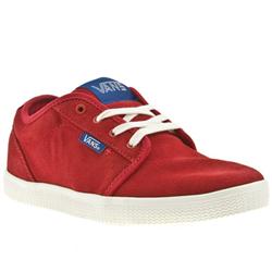 Vans Male Vans 106 Sf Fabric Upper Skate in Red