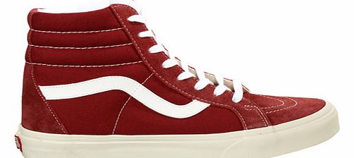 Sk8-Hi Reissue Tibetan Red Canvas Trainers