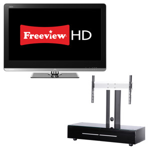 Sharp LC46LE811E TV with Alphason TV Stand